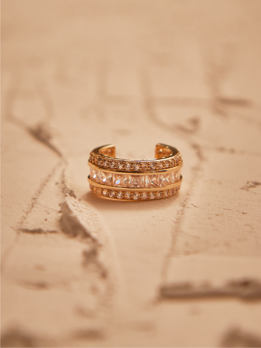 Earcuff Amal Blanco