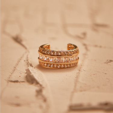 Earcuff Amal Blanco