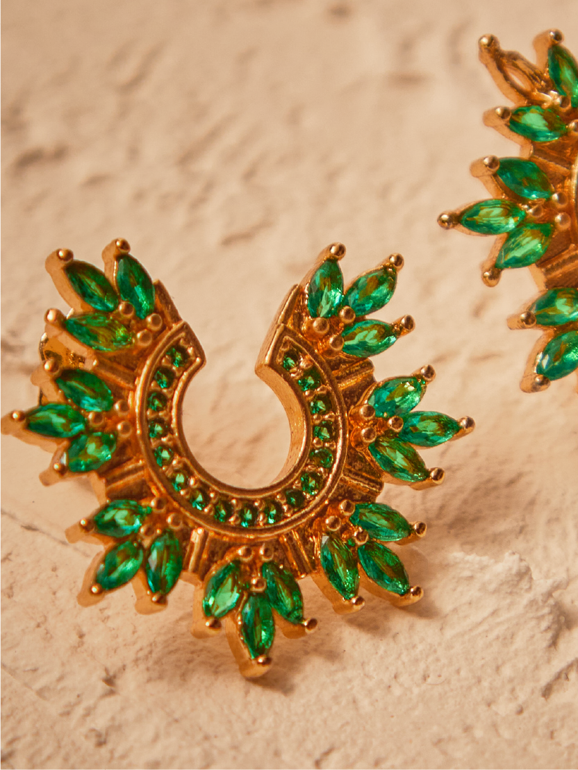 Aretes Angie Verde