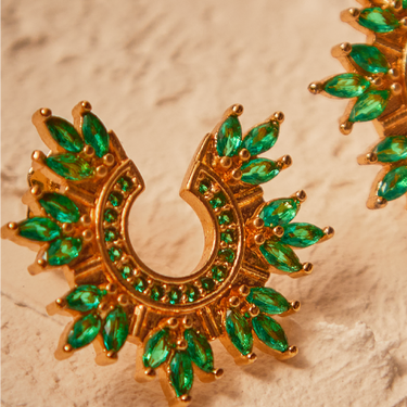 Aretes Angie Verde